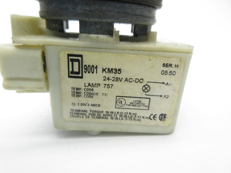 SQUARE D 9001KM35R SER. H 24-28VAC/DC NSNP