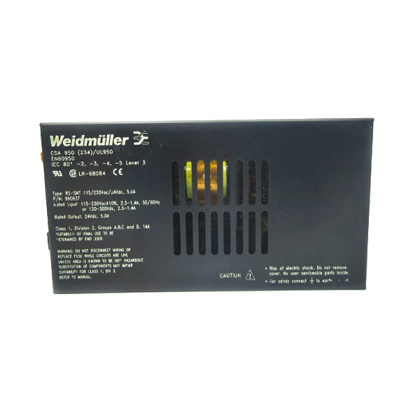 WEIDMULLER 990937 RS-SNT 115/230VAC 2.3-1.4A NSNP