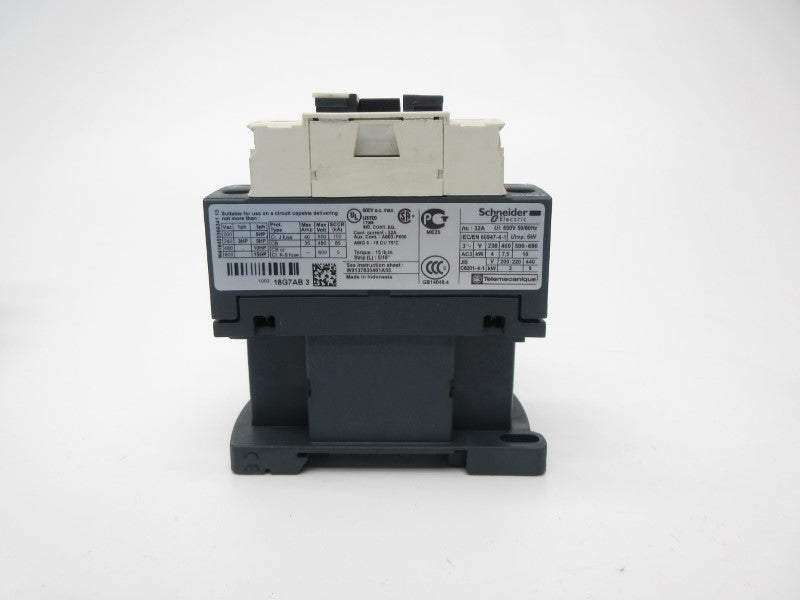 SCHNEIDER ELECTRIC LC1D18G7 120V (AS PICTURED) NSNP