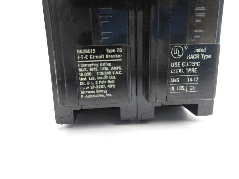 ITE BQ215 120/240VAC 15A NSNP