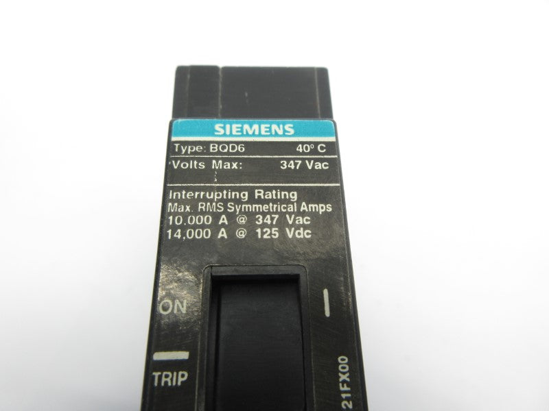SIEMENS BQD6120 347VAC 20A NSNP