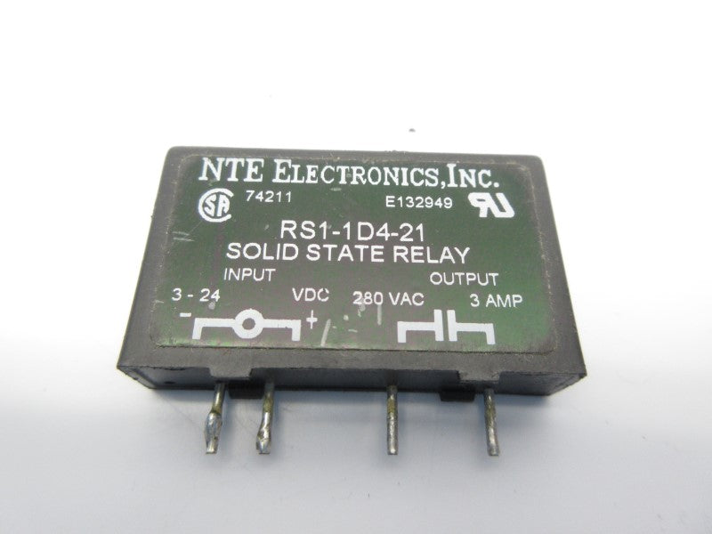 NTE ELECTRONICS RS1-1D4-21 280VAC 3A NSNP