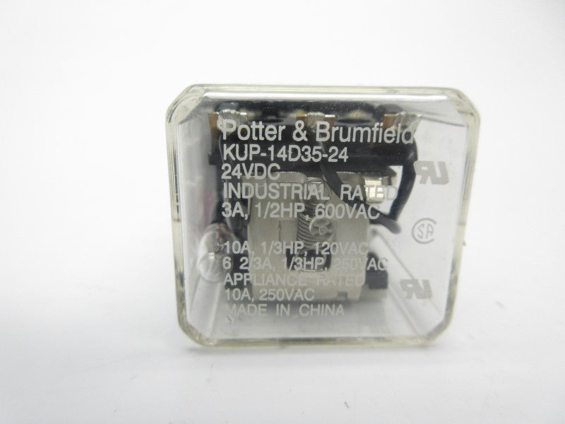 POTTER & BRUMFIELD KUP-14D35-24 24VDC 10A NSNP
