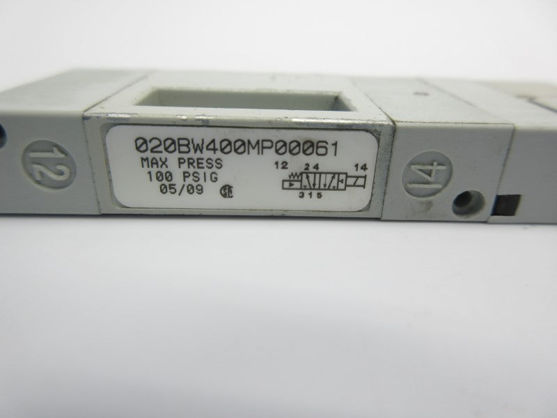NUMATICS 020BW400MP00061 24VDC 100PSI NSNP