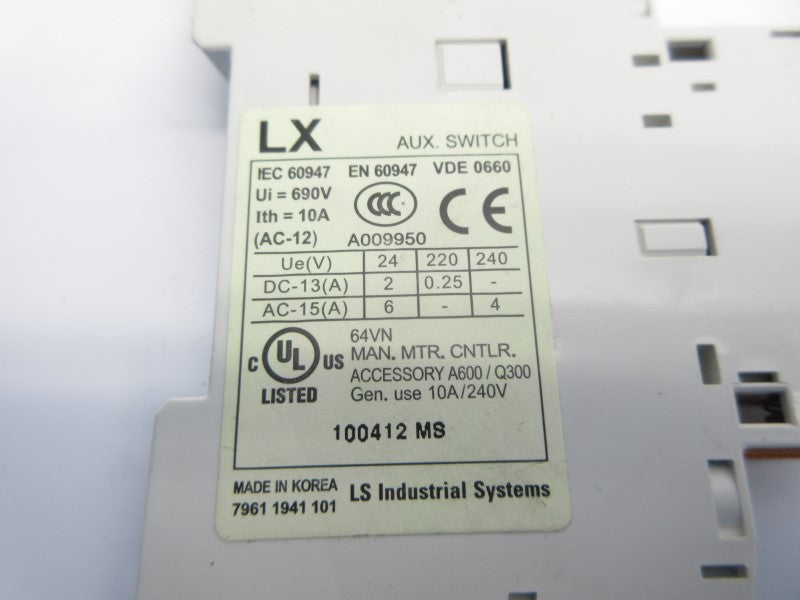 LS INDUSTRIAL SYSTEMS LX 240V 10A NSNP