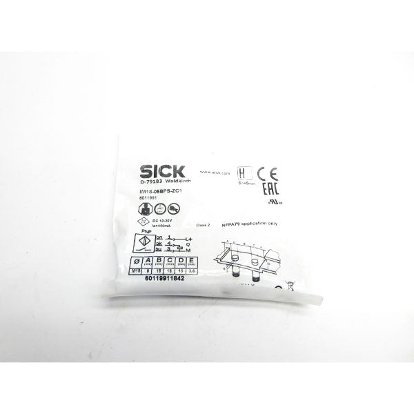 SICK IM18-05BPS-ZC1 6011991 10-30VDC NSMP