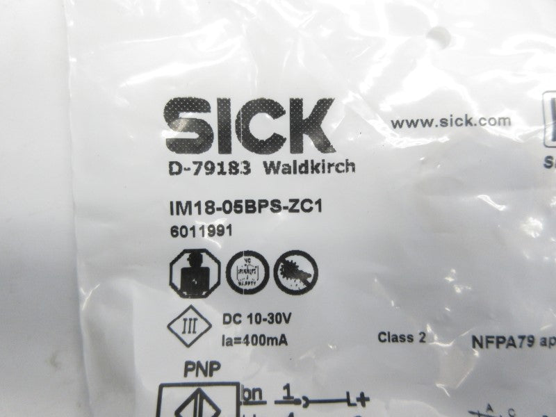 SICK IM18-05BPS-ZC1 6011991 10-30VDC NSMP