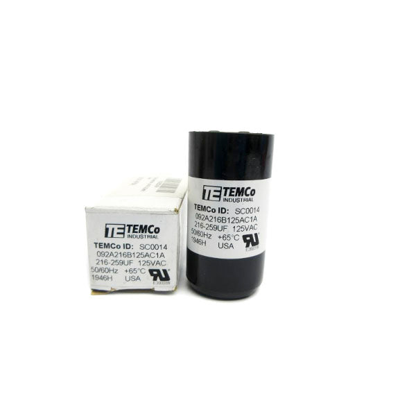 TEMCO SC0014 092A216B125AC1A 125VAC NSMP