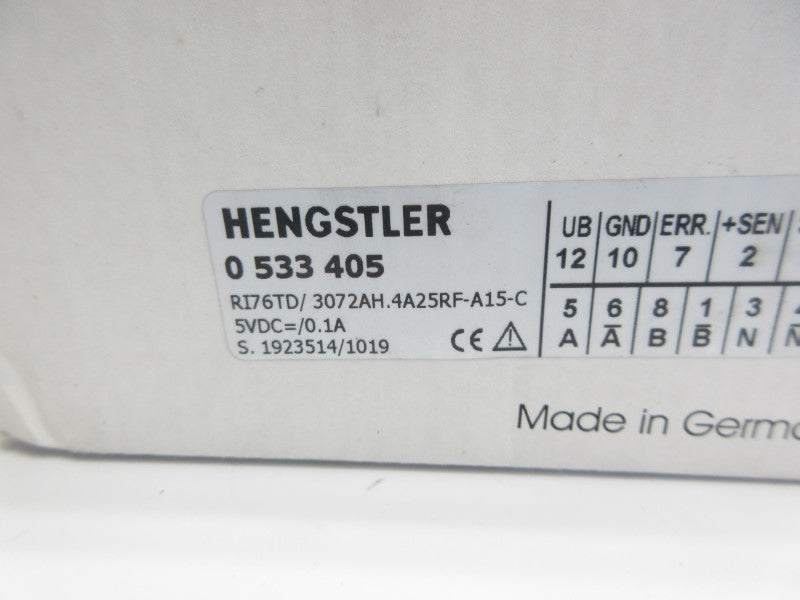 HENGSTLER 0533405 5VDC 0.1A NSMP