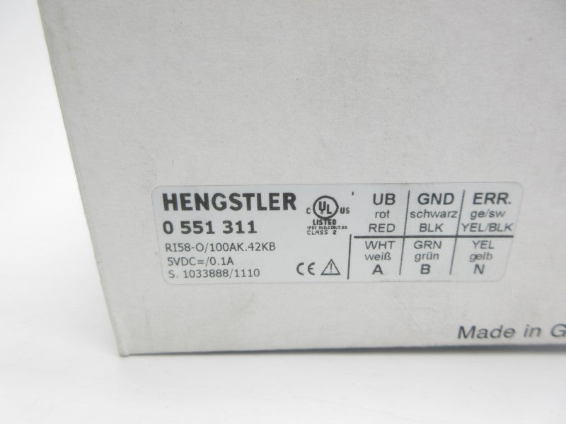 HENGSTLER 0551311 5VDC 0.1A NSMP