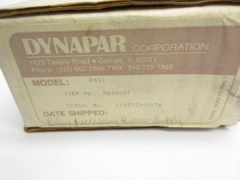 DYNAPAR PM31 NSMP