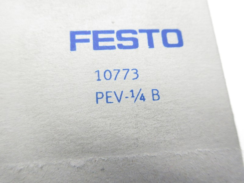 FESTO PEV-1/4B 10773 250VAC 15-175PSI NSMP