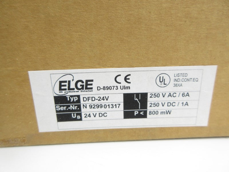 ELGE DFD-24V 250VAC/DC 6A NSMP