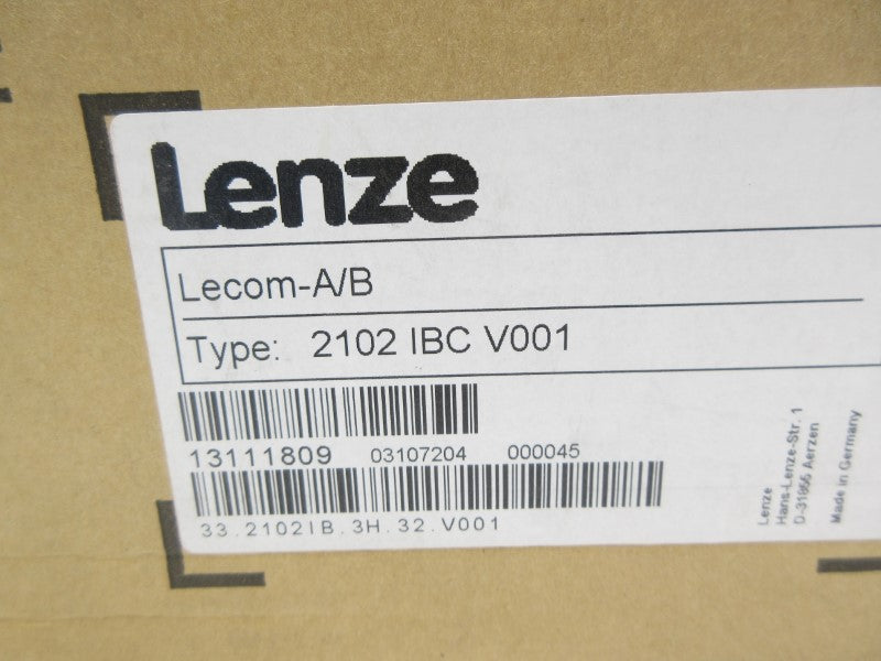 LENZE 2102IBCV001 13111809 24VDC NSMP