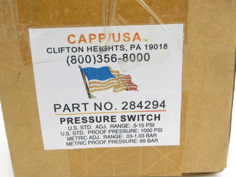CAPP 284294 600V .5-15PSI NSMP