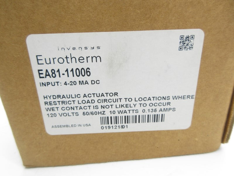 INVENSYS EA81-11006 120V 0.135A NSMP