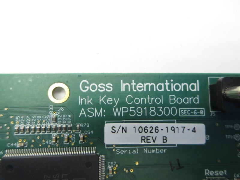 GOSS INTERNATIONAL WP5918300 NSNP