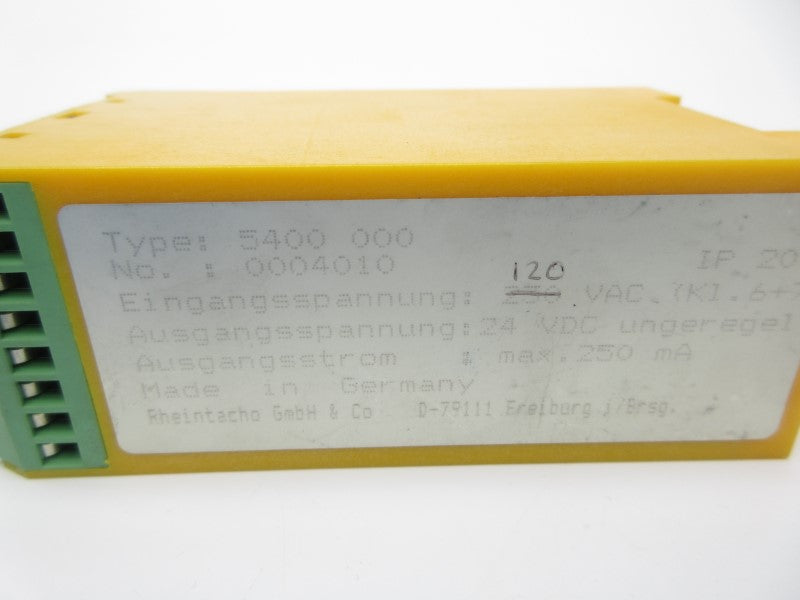 RHEIN TACHO 5400-000 120VAC NSNP