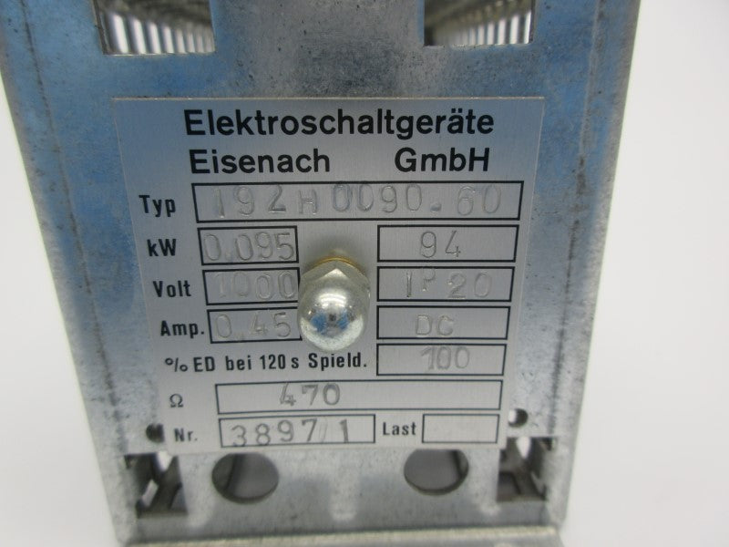 ELEKTROSCHALTGERATE 192H0090.60 1000V 0.45A NSNP