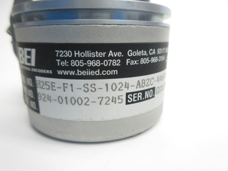 BEI H25E-F1-SS-1024-ABZC-4469-SC18-S 924-01002-7245 5-15VDC NSNP