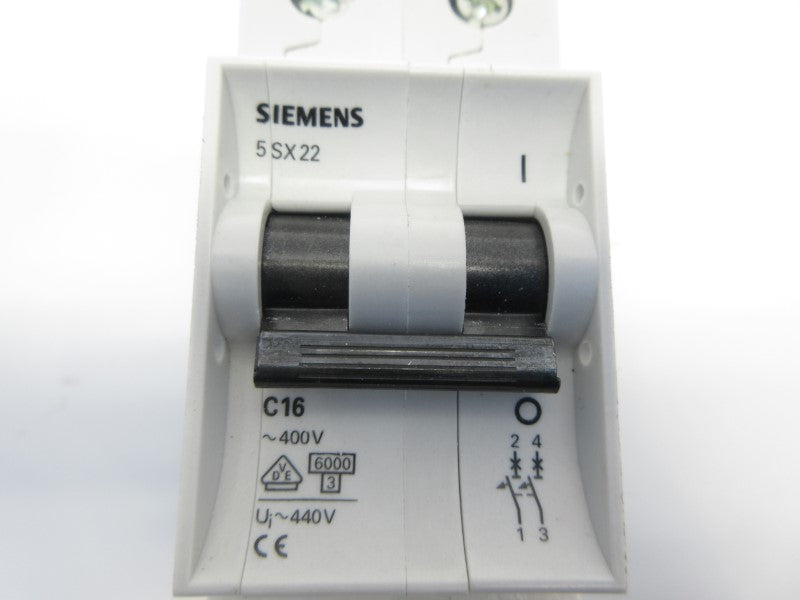 SIEMENS 5SX22-C16 400V 16A NSNP