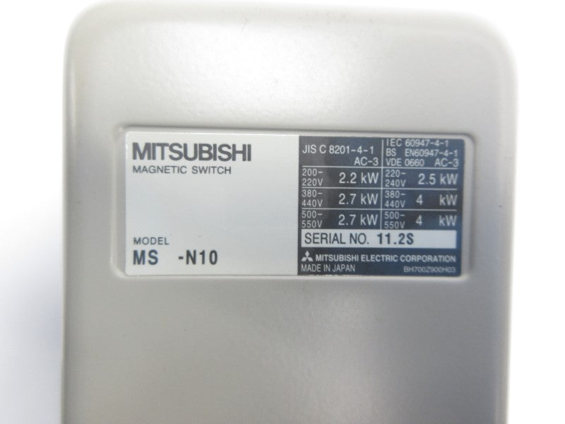 MITSUBISHI MS-N10 500-550V NSNP