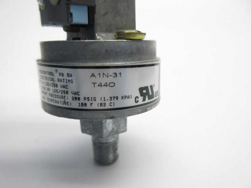 MERCOID A1N-31 125/250VAC 200PSI NSNP