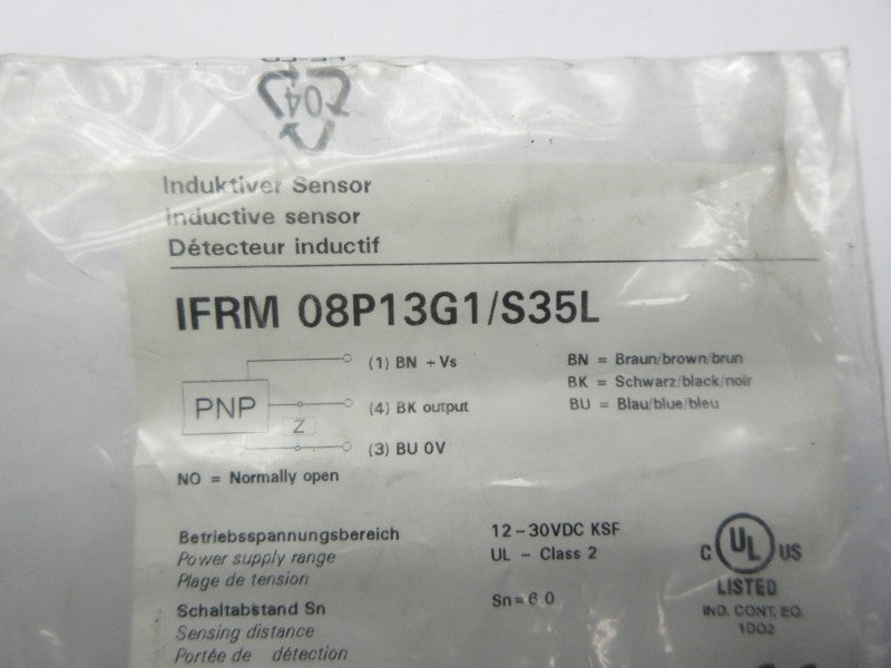 BAUMER ELECTRIC IFRM08P13G1/S35L 12-30VDC NSMP