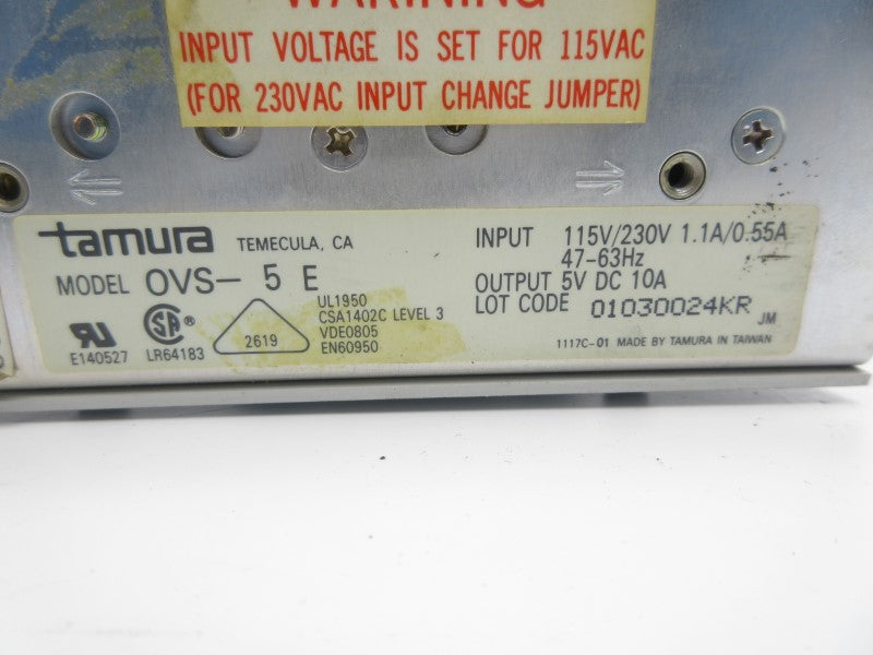 TAMURA OVS-5E 115/230V 1.1/0.55A UNMP