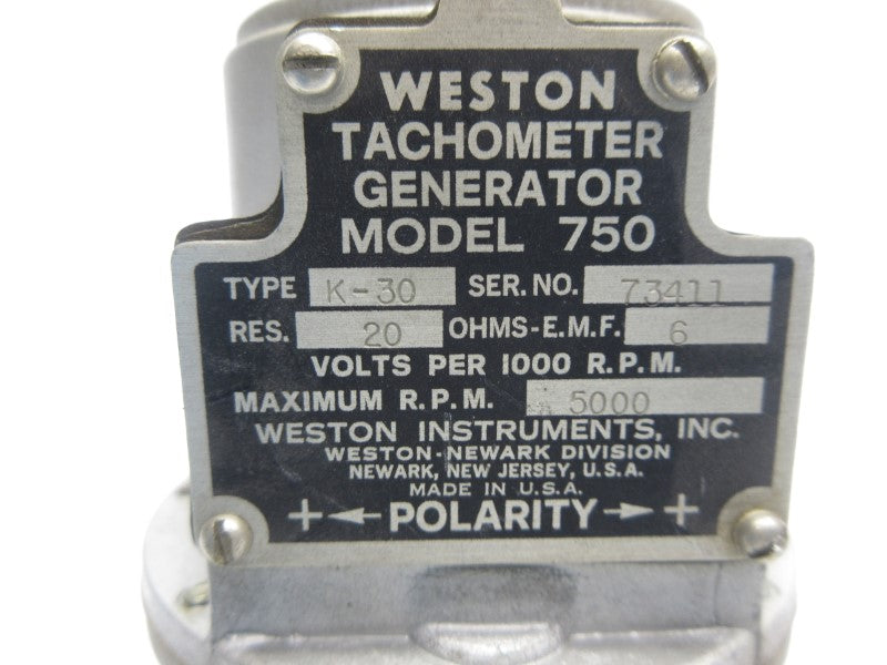 WESTON K-30 750 6V UNMP