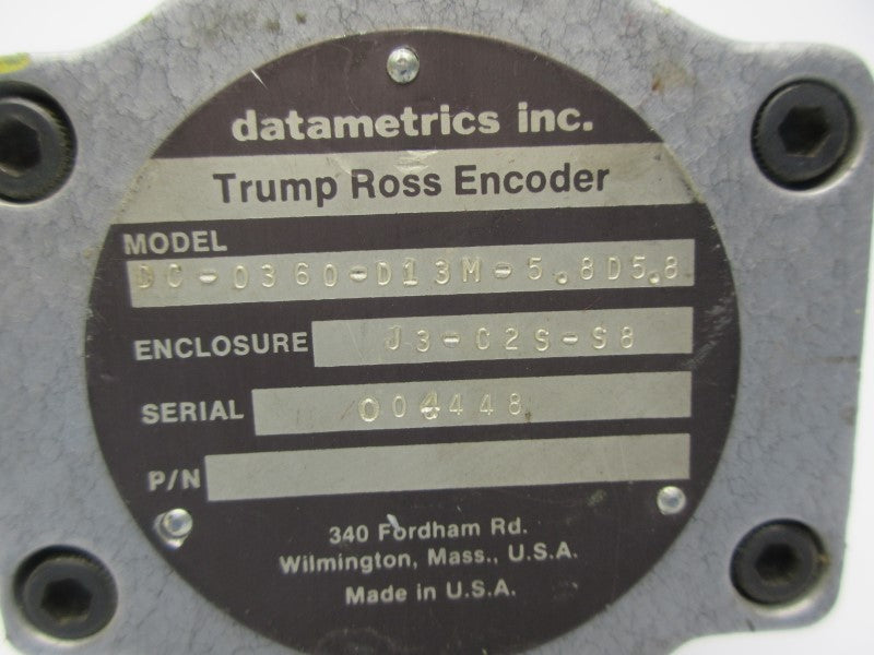 DATAMETRICS DC-0360-D13M-5.8D5.8 UNMP