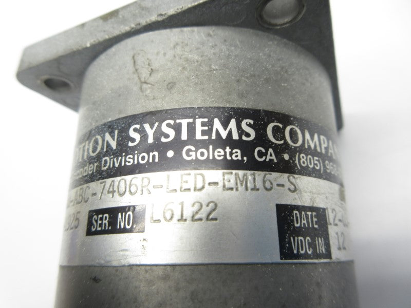 BEI H25D-SS-300-ABC-7406R-LED-EM16-S 924-01002-1925 UNMP