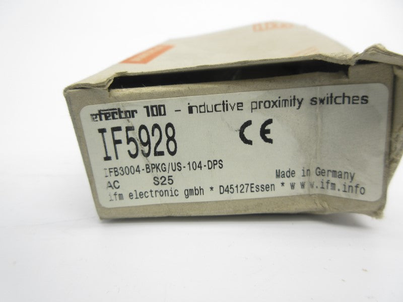 IFM EFECTOR IF5928 IFB3004-BPKG/US-104-DPS NSMP