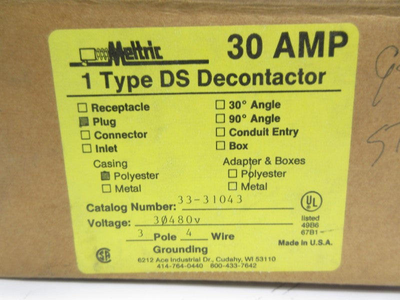 MELTRIC 33-31043 480V NSMP
