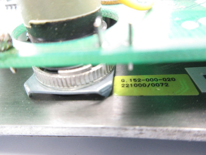 OPERATOR PANEL G.152-000-020 (NO KEY) UNMP