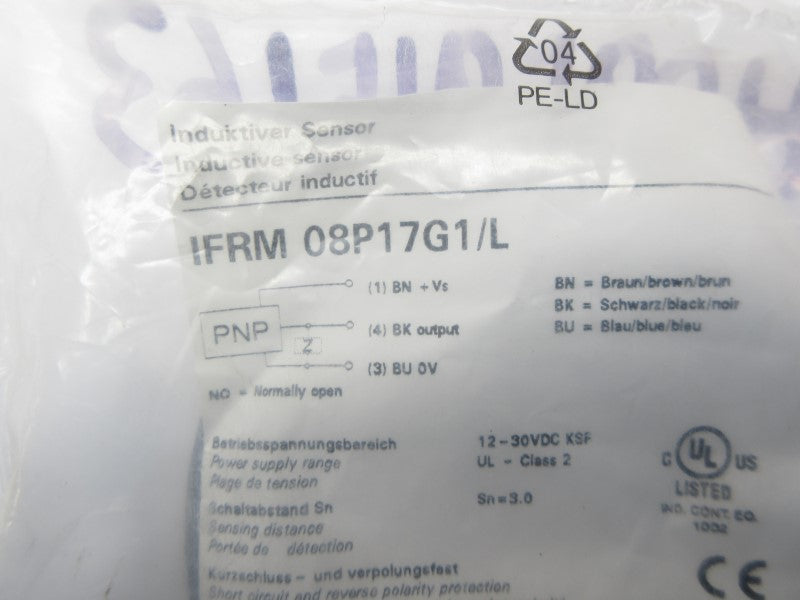 BAUMER ELECTRIC IFRM08P17G1/L 12-30VDC NSMP