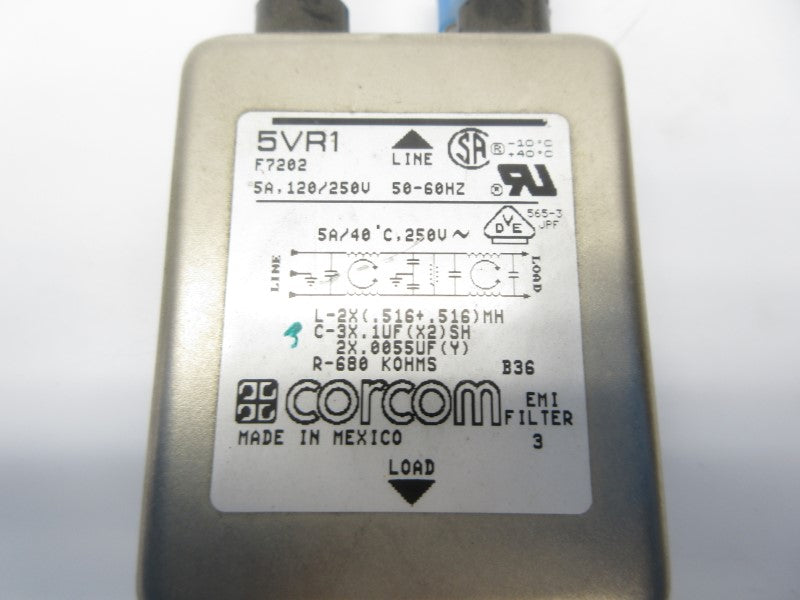 CORCOM 5VR1 120/250V 5A NSNP