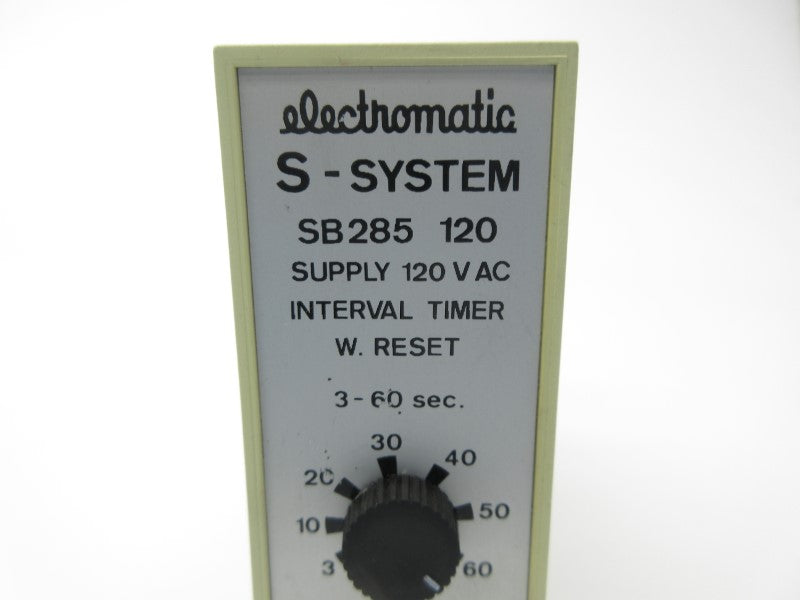 ELECTROMATIC SB285120 120VAC 3-60S NSNP
