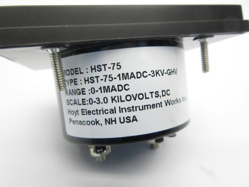 HOYT HST-75-1MADC-3KV-GHV 0-3.0KVDC NSNP
