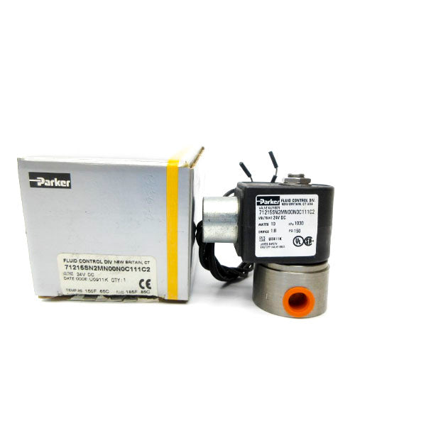 PARKER 71215SN2MN00N0C111C2 24VDC 150PSI 1/8" NSMP