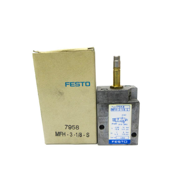FESTO MFH-3-1/8-S 7958 -13.8-145PSI NSMP