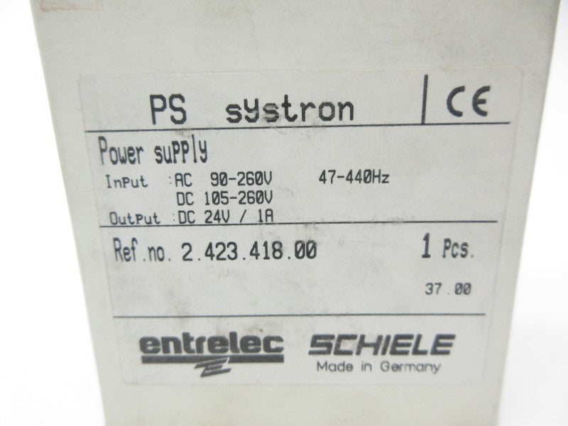 ENTRELEC 2.423.418.00 90-260VAC 0.6A NSMP