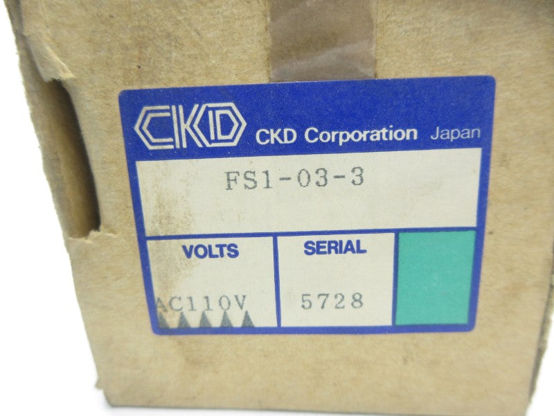 CKD FS1-03-3 110VAC NSMP