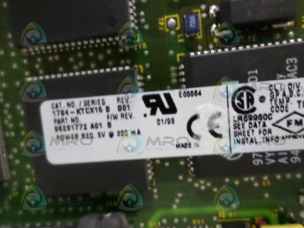 ALLEN BRADLEY 1784-KTCX15 SER. B COMMUNICATION INTERFACE CARD  UNMP