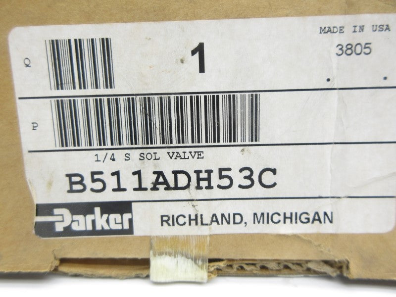 PARKER B511ADH53C 120V 150PSI 1/4" NSMP