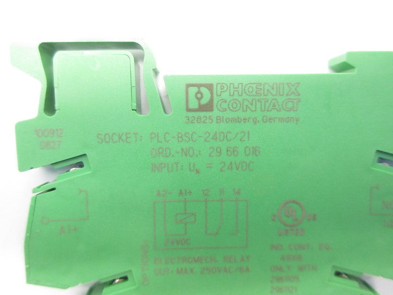 PHOENIX CONTACT PLC-BSC-24DC/21 2966016 24VDC NSNP