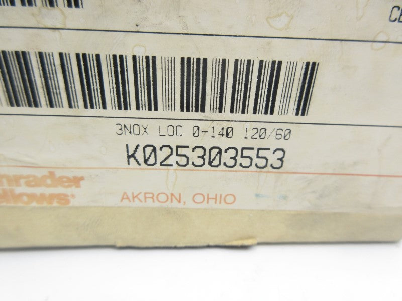 SCHRADER BELLOWS K025303553 120V 0-140PSI NSMP