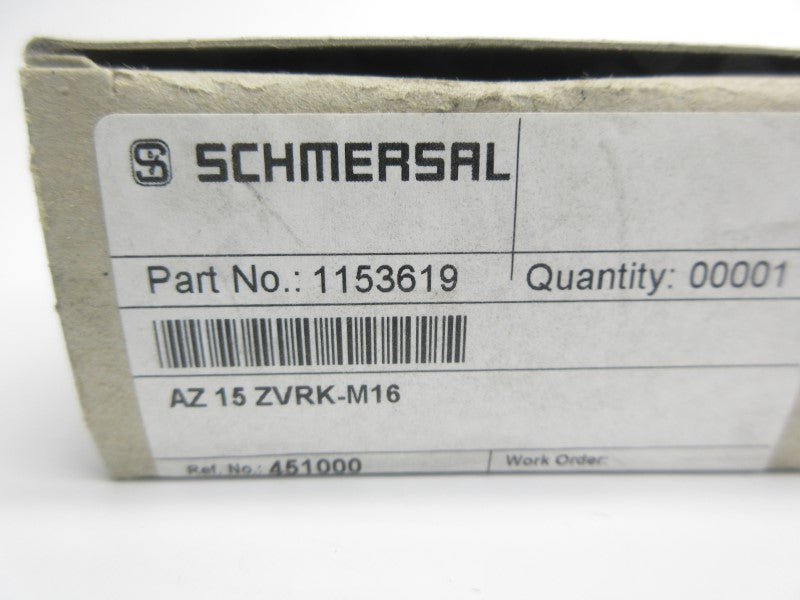 SCHMERSAL AZ15ZVRK-M16 500V NSMP