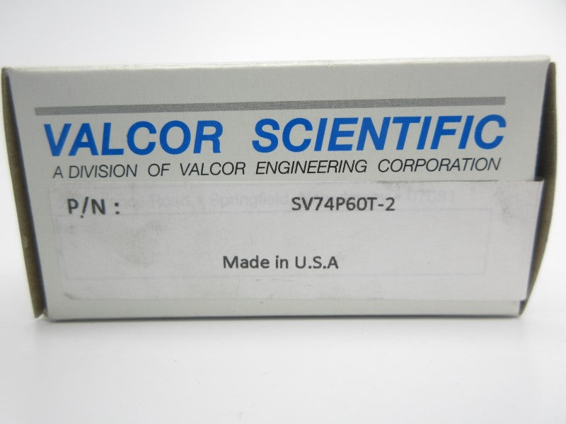 VALCOR SCIENTIFIC SV74P60T-2 24VDC 30PSI NSMP