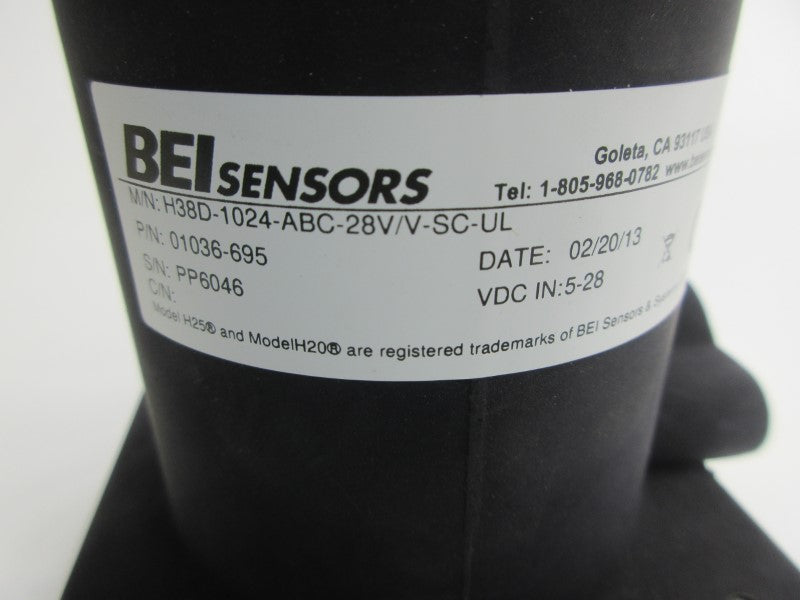 BEI H38D-1024-ABC-28V/V-SC-UL 01036-695 5-28VDC NSNP